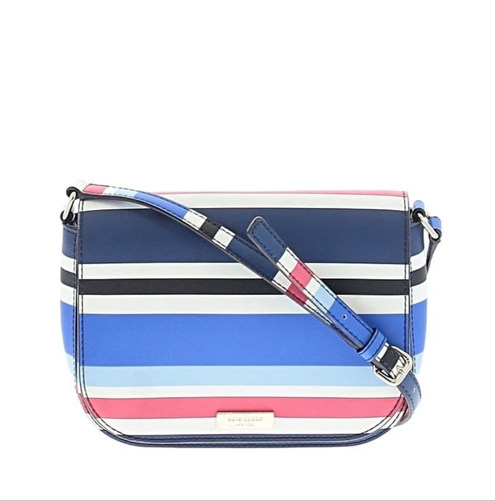 Kate Spade Laurel Way Striped Crossbody Bag. - Picture 2 of 3